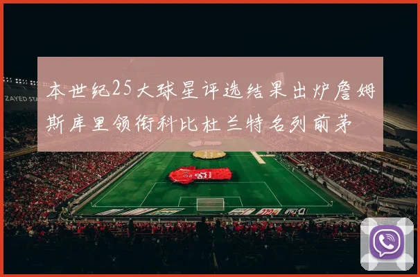 本世纪25大球星评选结果出炉詹姆斯库里领衔科比杜兰特名列前茅
